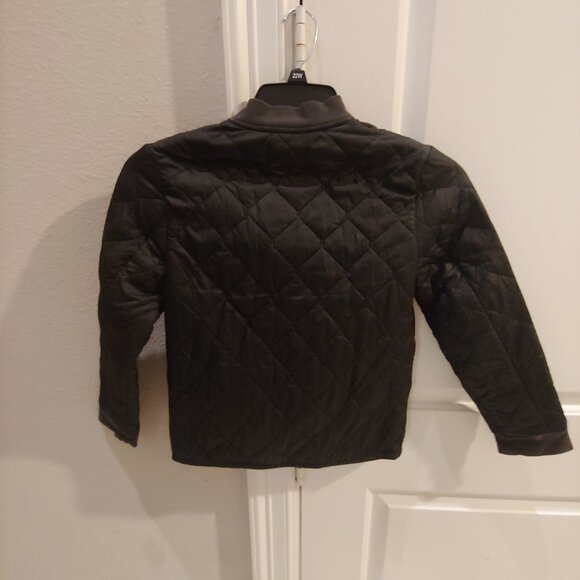 Polo Ralph Lauren Jacket Coat Youth Medium 10-12 Black Puffer Quilted Blue Pony - Picture 5 of 5